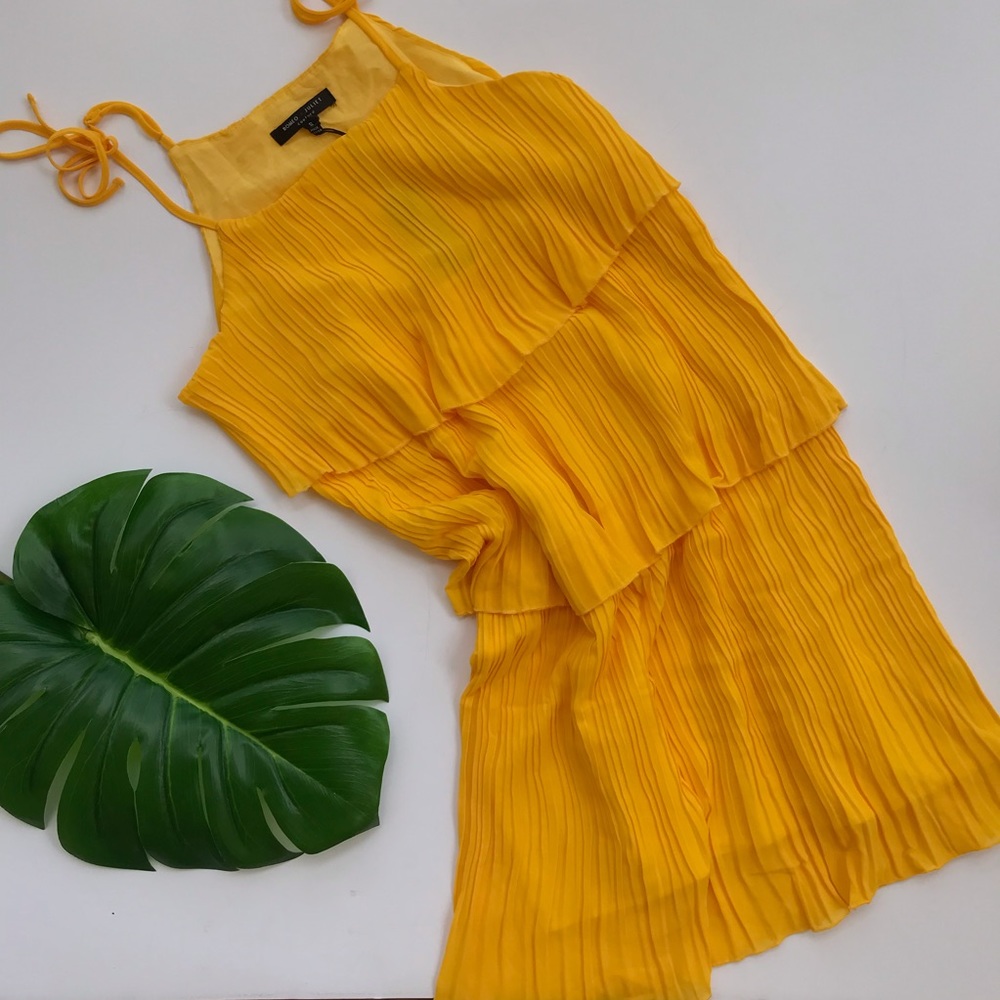 NWT $165 Romeo & Juliet yellow dress - Picture 3 of 7